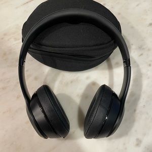 Black, lightly used Beats Wireless Headphones